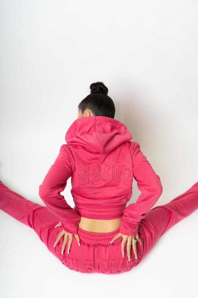 PINK DISTRESSED SET
