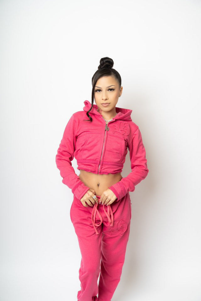 PINK DISTRESSED SET