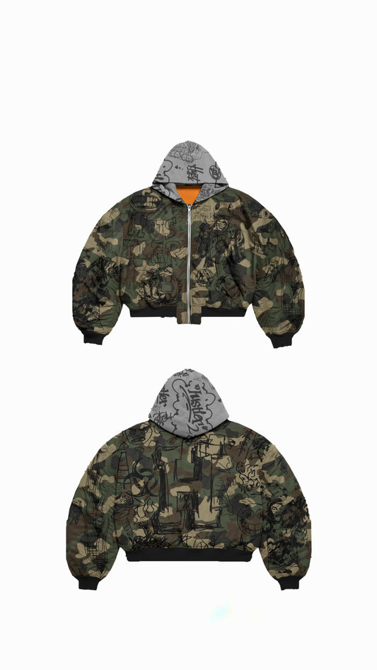 CARGO WAR BOMBER JACKET