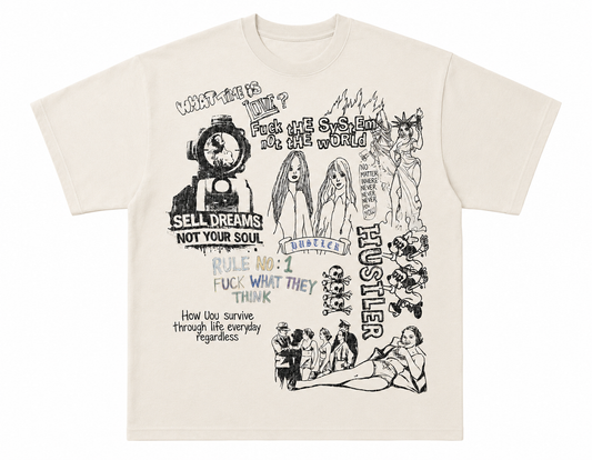HUSTLER RULES TEE
