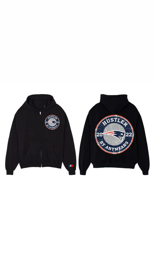 PATRIOTS HUSTLER BY ANYMEANS HOODIE